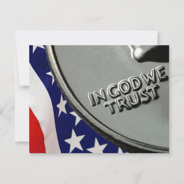 Wir vertrauen Gott (Vorderseite)