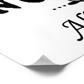 Wir vertrauen Gott, alle anderen zahlen Bargeld-Po Poster (Ecke)