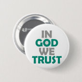 Wir vertrauen Gott Button (Vorne & Hinten)