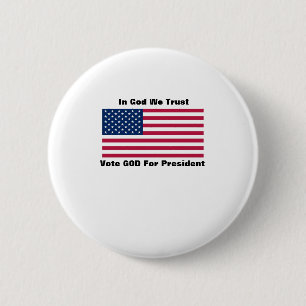 Wir vertrauen Gott Button
