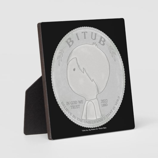 Wir vertrauen Gott Fotoplatte (Vorderseite)