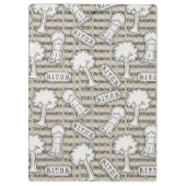 Wir vertrauen Gott Klemmbrett (Rückseite)