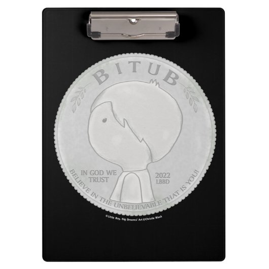 Wir vertrauen Gott Klemmbrett (Vorderseite)