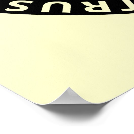 Wir vertrauen Gott Poster (Ecke)