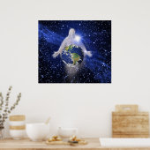 Wir vertrauen Gott Poster (Küche)