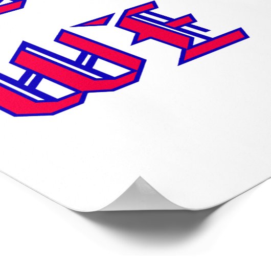 Wir vertrauen Gott Poster (Ecke)