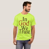 Wir vertrauen Gott T-Shirt (Vorne ganz)