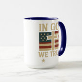 Wir vertrauen Gott Tasse (VorderseiteRechts)