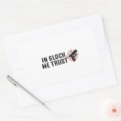 Wir vertrauen in Glock Rechteckiger Aufkleber (Umschlag)
