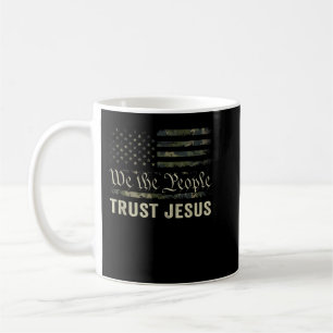 Wir vertrauen Jesus - Patriotic Christlich Ca Kaffeetasse