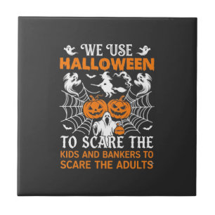 Wir verwenden Halloween Angst Geist Kürbisse Hexe Fliese