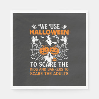Wir verwenden Halloween Angst Geist Kürbisse Hexe Serviette