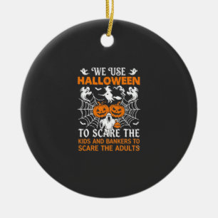Wir verwenden Halloween Grusel Geist Kürbisse Hexe Keramik Ornament
