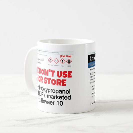 Wir verwenden kein 3-NOP-Speicher von RoseWrites-T Kaffeetasse (Vorderseite Links)