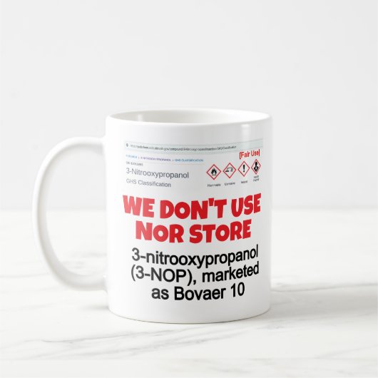 Wir verwenden kein 3-NOP-Speicher von RoseWrites-T Kaffeetasse (Links)