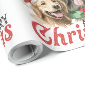 Wir verwöhnen Sie mit einem fröhlichen Weihnachtsf Geschenkpapier (Rolleneckpunkt)