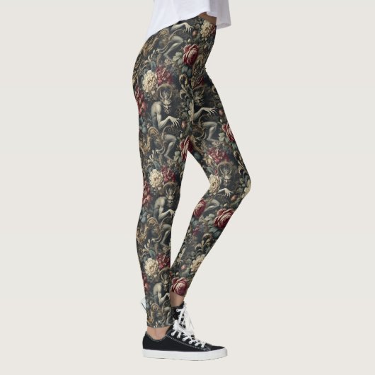 Wir von der Dekadenz befreien - gotisch Viktoriani Leggings (Rechts)