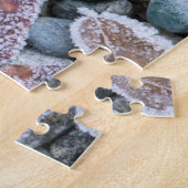 Wir, Wa, Bainbridge Island. Frühmorgens Frost 2 Puzzle (Seite)