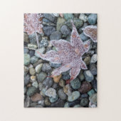Wir, Wa, Bainbridge Island. Frühmorgens Frost 2 Puzzle (Vertikal)