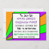 Wir wagen dich | HALLOWEEN-PARTY Einladung (Rückseite)