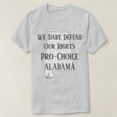 Wir wagen es, unseren T - Shirt der Rechte zu vert (Design vorne)