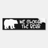 Wir wählen den Bärenfeminismus 4B Autoaufkleber (Vorne)