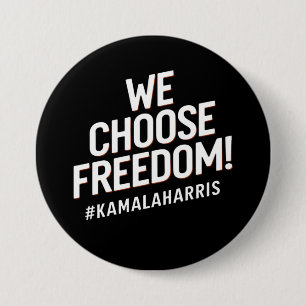 Wir wählen Freiheit Kamala Harris 2024 Button