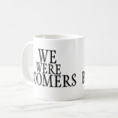 Wir waren Boomer-Tasse Kaffeetasse (Vorderseite Links)