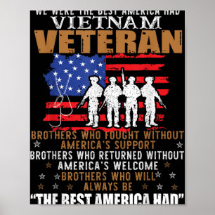 Wir waren das beste Amerika, das Vietnam Veteran B Poster