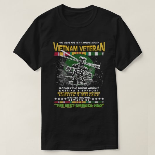 Wir waren das beste Amerika, das Vietnam-Veteranen T-Shirt (Design vorne)