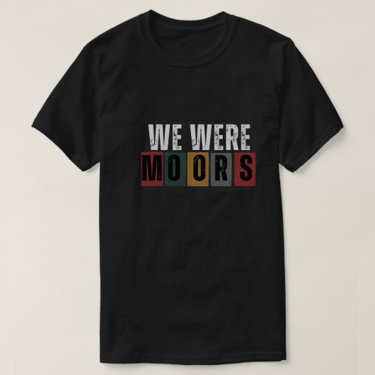 Wir waren der T - Shirt von Moor Men (Design vorne)