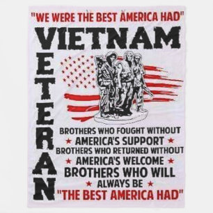 WIR WAREN DIE BESTEN AMERIKA FLEECEDECKE