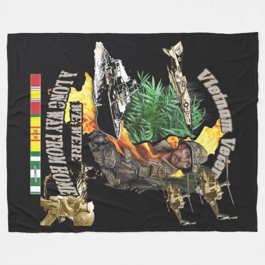 WIR WAREN EIN WENIG VON ZUHAUSE ENTFERNT FLEECEDECKE (Vorderseite (Horizontal))