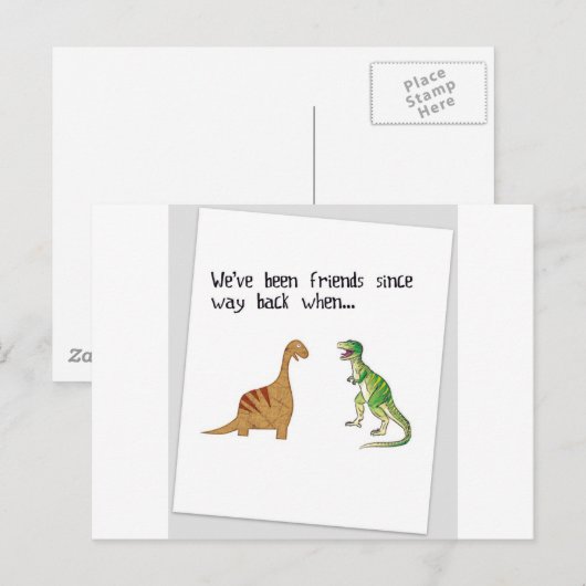 Wir waren Freunde Postkarte (Vorne/Hinten)