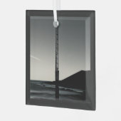 Wir waren hier, Glasquadrat Ornament Aus Glas (Vorderseite links)