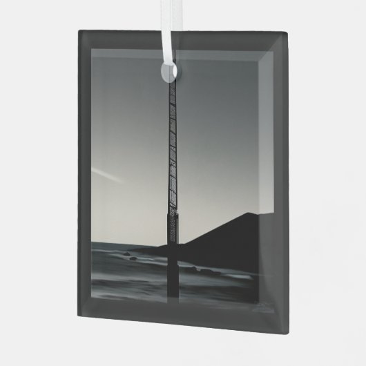 Wir waren hier, Glasquadrat Ornament Aus Glas (Vorderseite links)