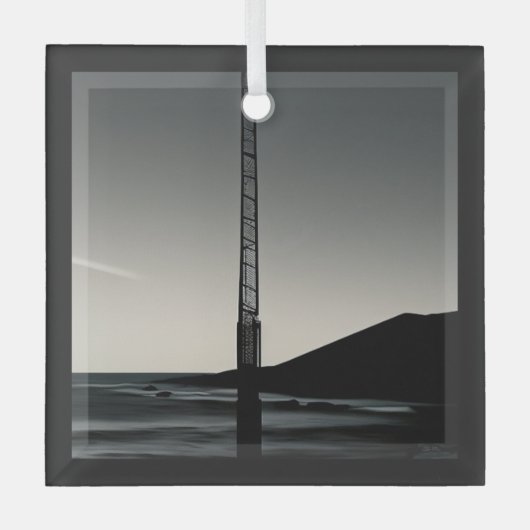 Wir waren hier, Glasquadrat Ornament Aus Glas (Vorderseite)