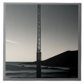 Wir waren hier, große Keramik Fliese (Vorderseite)