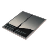 Wir waren hier, große Keramik Fliese (Seite)