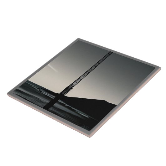 Wir waren hier, große Keramik Fliese (Seite)