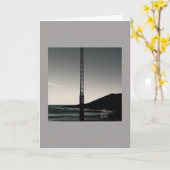 Wir waren hier Grußkarte Karte (Gelbe Blume)