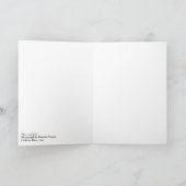 Wir waren hier - Inuksuk, Stein, leere Grußkarte Karte (Innenseite)