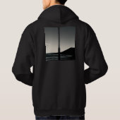 Wir waren hier Männer, die schwarz gekleidetes Swe Hoodie (Rückseite)