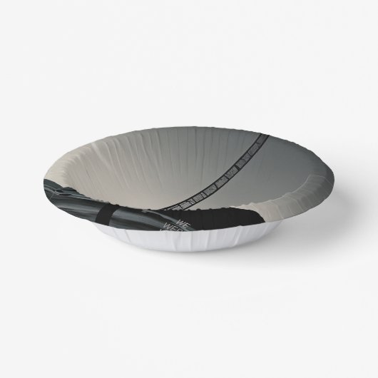 Wir waren hier Papierschüsseln Pappteller (Gewinkelt)