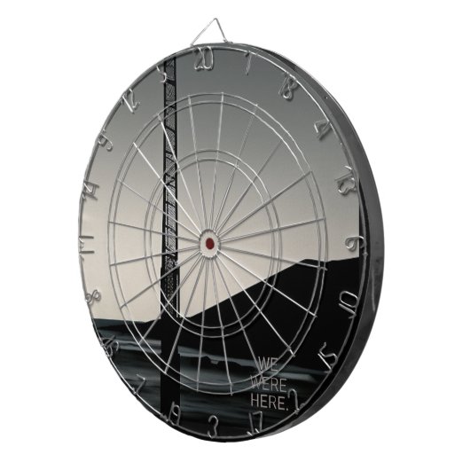 Wir waren hier Tafel Dartscheibe (Vorderseite rechts)
