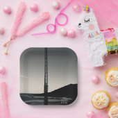 Wir waren hier Teller aus viereckigem Papier (Party)