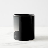 Wir waren hier Titel schwarz zwei Töne Tasse (Mittel)