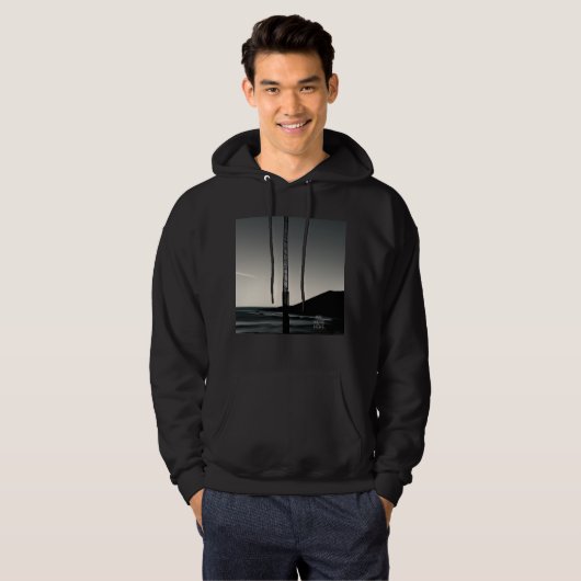 Wir waren hier Titelmänner schwarz gekleidetes Swe Hoodie (Vorne ganz)