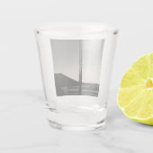 Wir waren hier Titelscheibe Schnapsglas (Rückseite)