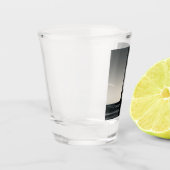 Wir waren hier Titelscheibe Schnapsglas (Links)